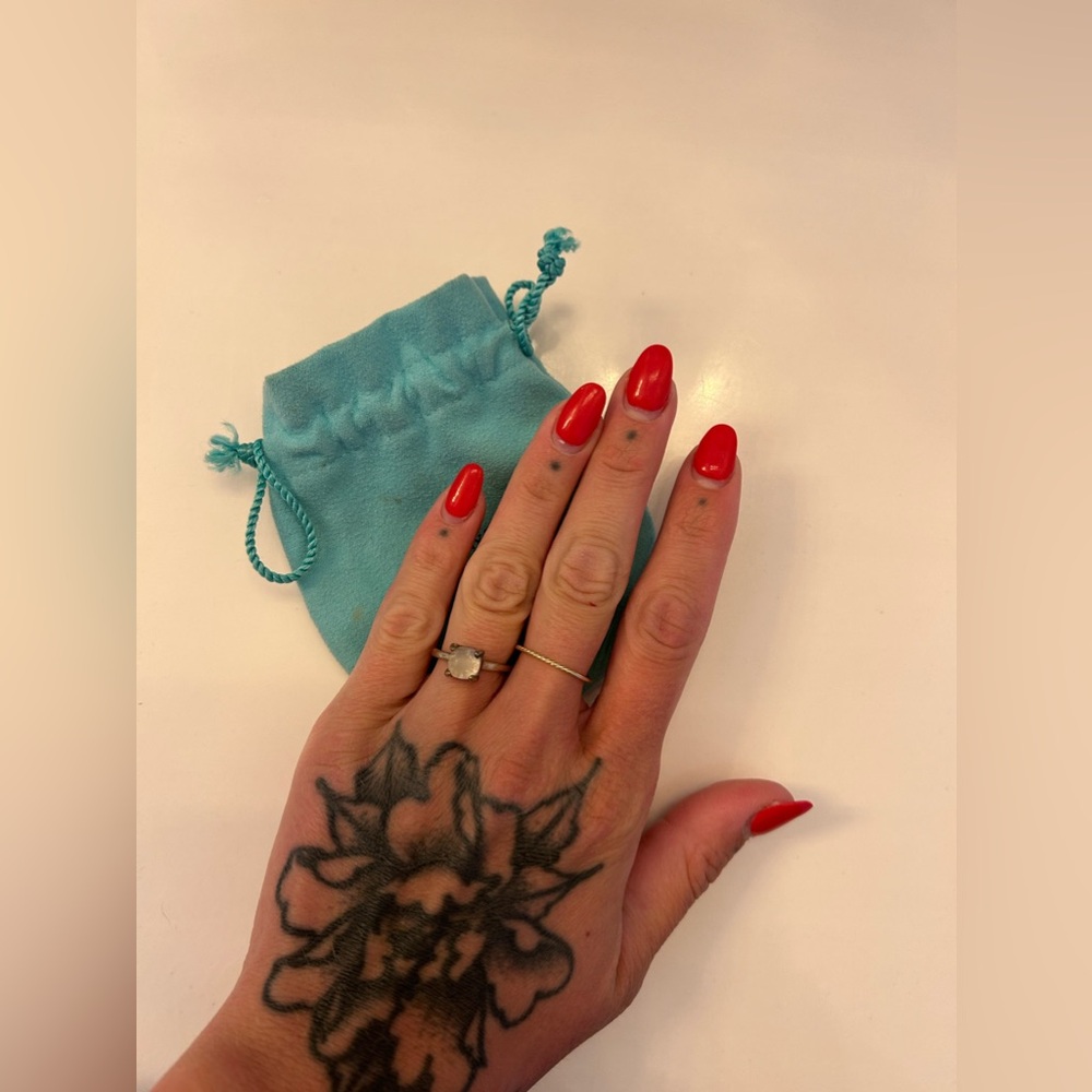 Tiffany’s Paloma Picasso Sugar Stack Milky Quartz Ring